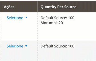 Removendo opção do produto configurável