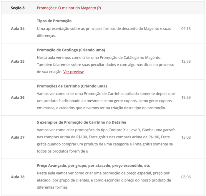 Seção 8 do curso de administração de lojas Magento 2 Seção 8 do curso de administração de lojas Magento 2