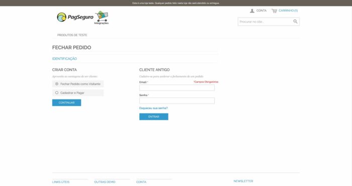 Checkout nativo