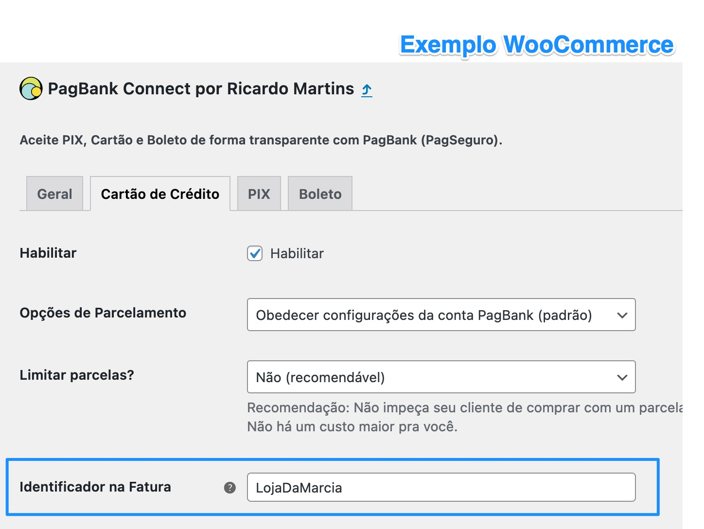 Identificando o nome da loja na fatura, e evitando chargeback com Plugin PagBank